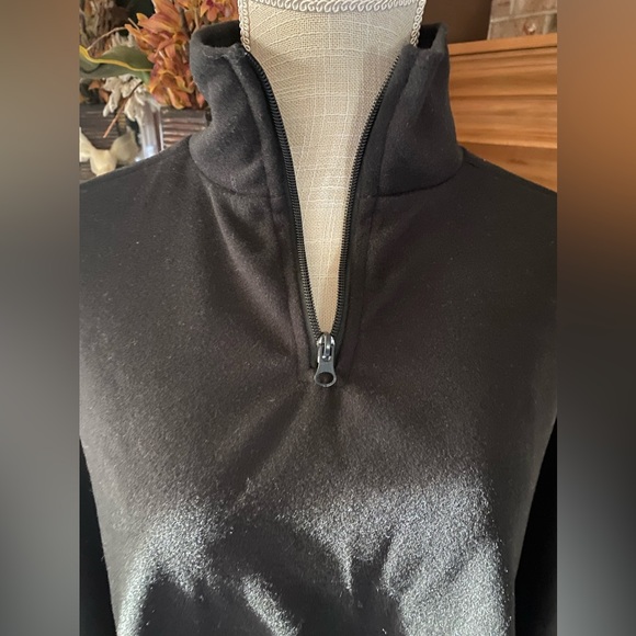 Black Fringed Poncho with Armholes - Picture 5 of 8